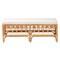 Bali & Pari Ibiza Modern bohemian Natural Brown Rattan Bench 239-13581-ZORO - alternate 2